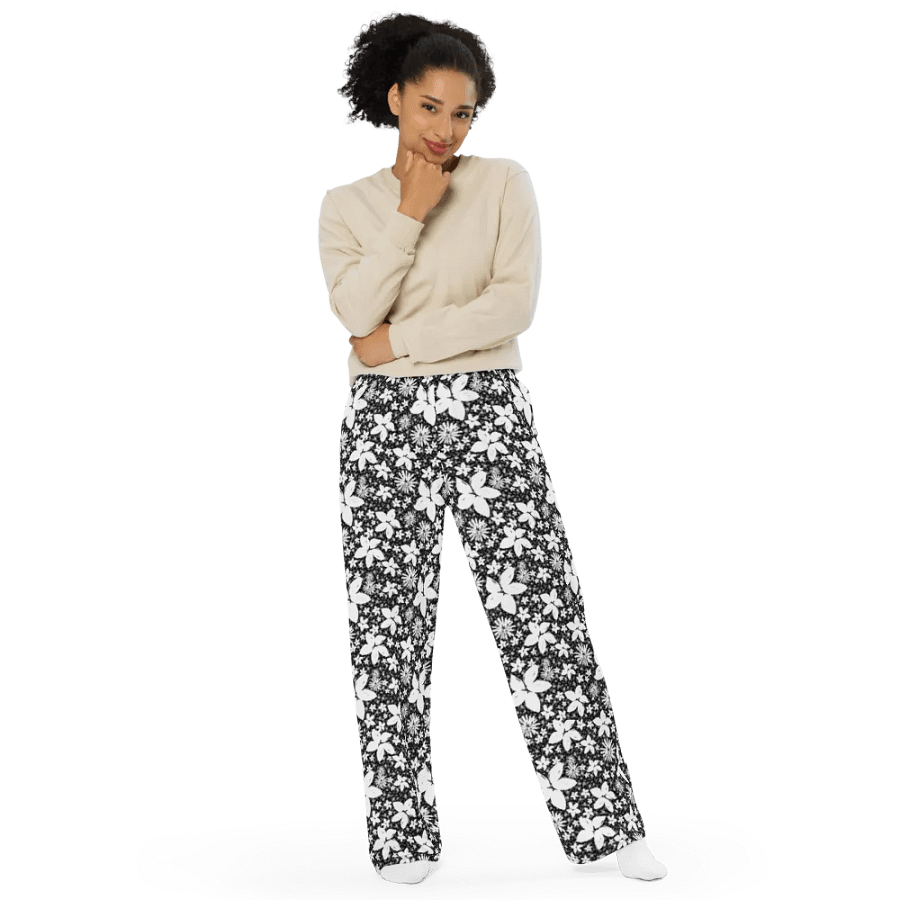 Flower Pants Loose Legs product image (11)