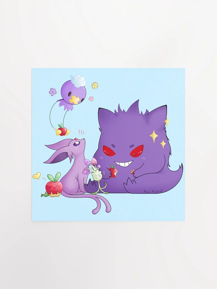 Purple 'Mons Poster product image (1)