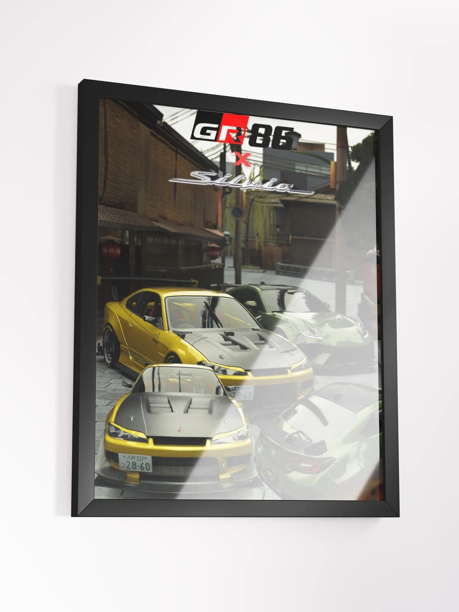 JDM Legends S15 X GR86 Framed Poster product image (3)
