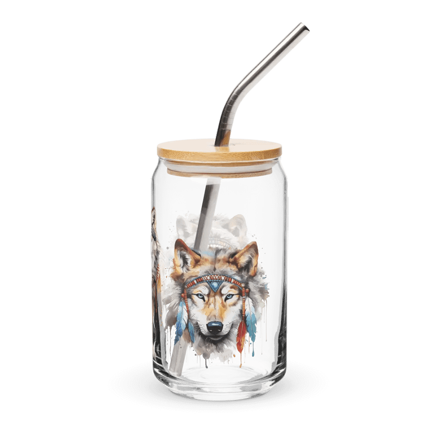 Spirit of the Wolf Pack Can-Shaped Glass product image (3)