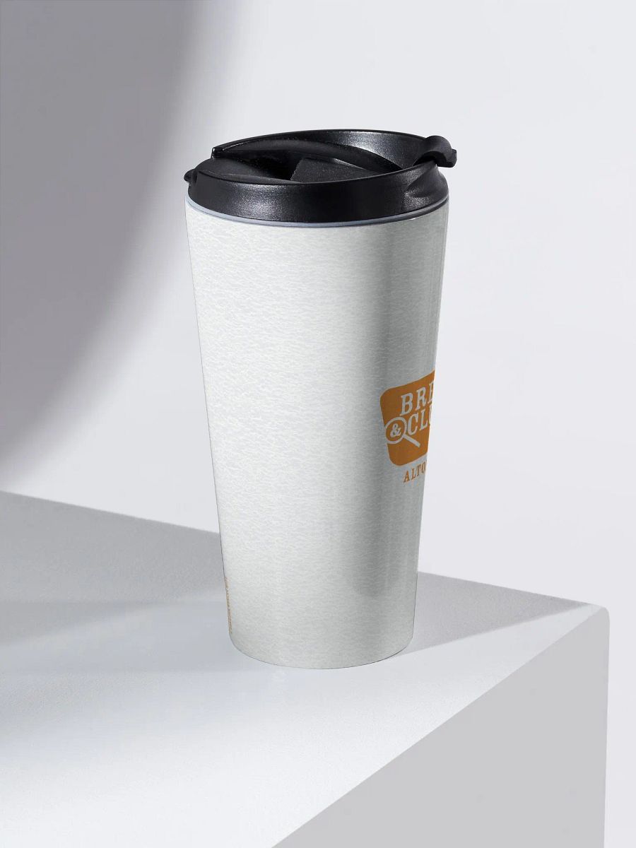 Brews & Clues Stainless Steel Mug product image (2)
