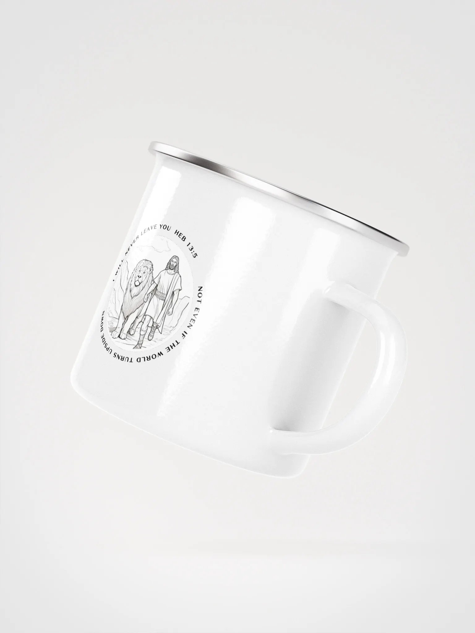I will never leave you - Heb 13:5 - mug product image (3)