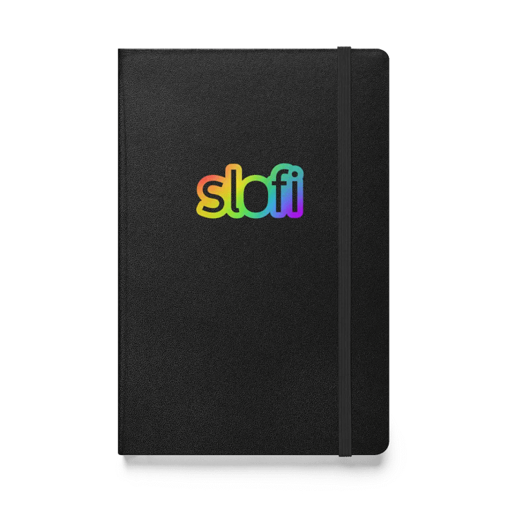 Slofi "Hyper Colour" Text Notebook product image (1)