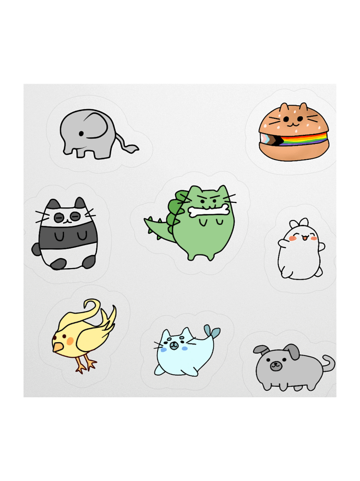 Pride Mascot Stickers product image (1)