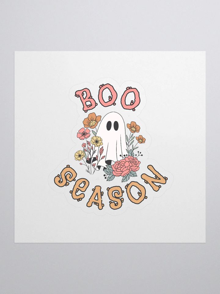 Whimsical Ghost Kiss Cut Stickers product image (1)