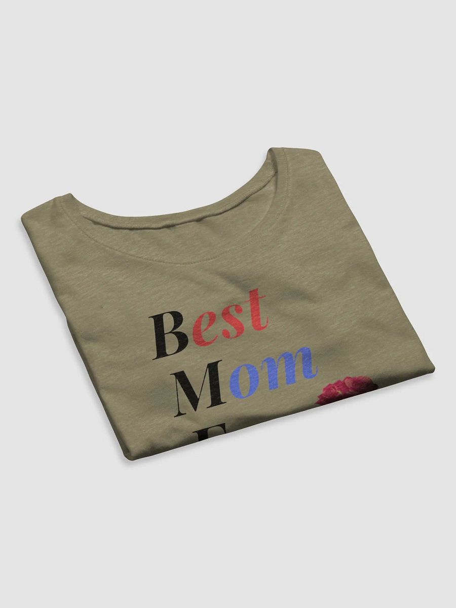 Best Mom Ever Bella+Canvas Women's Crop Baby Tee product image (7)