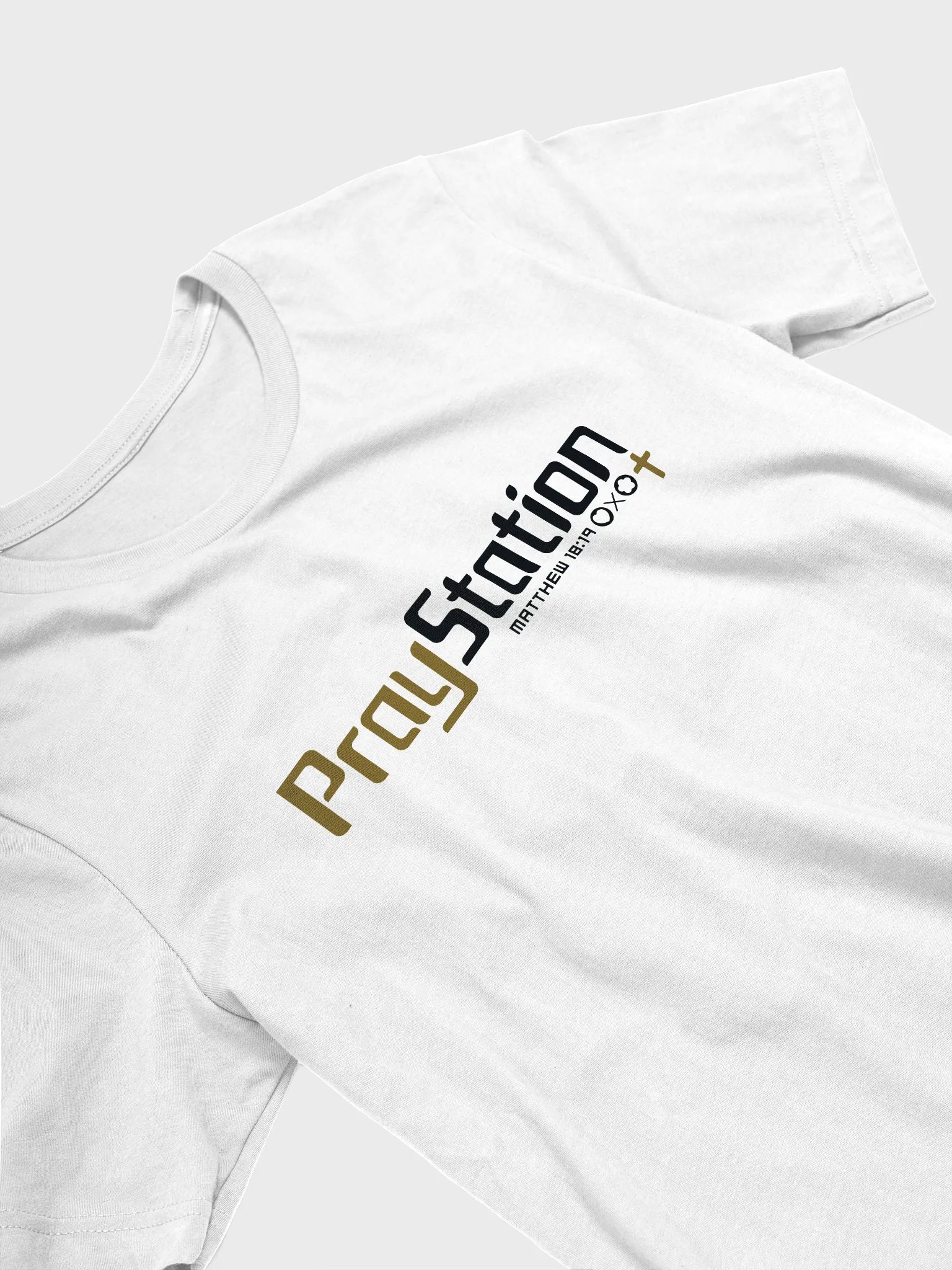 LXA PrayStation Logo Tee | Love X Aloha - Faith Collection | Premium Christian Apparel product image (3)