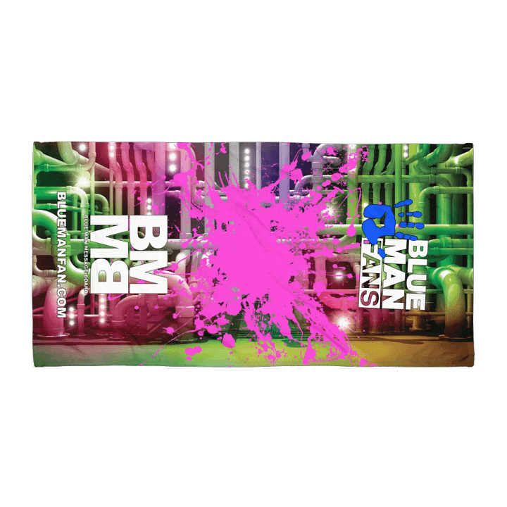 Blue Man Fans Pipe Dream Terry Fiber Cloth Towel 30"x60" product image (1)