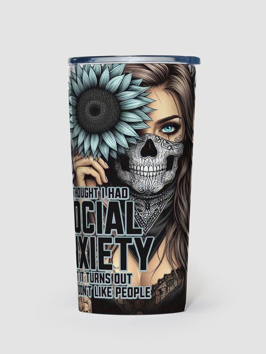 Social Anxiety Sunflower Tumbler product image (1)
