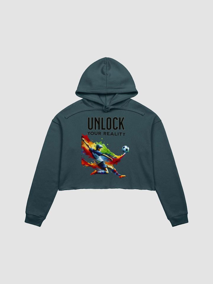 Reality Unleashed Soccer Player Crop Hoodie product image (1)