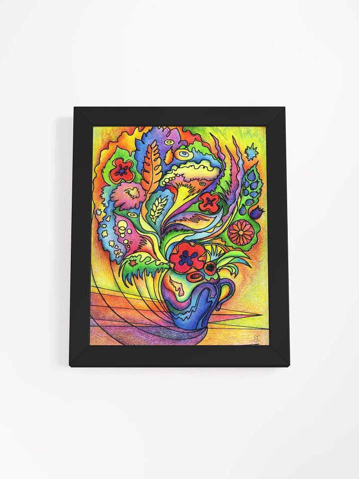 Vibrant Vase Dreamscape Poster - Bright Bouquet product image (3)