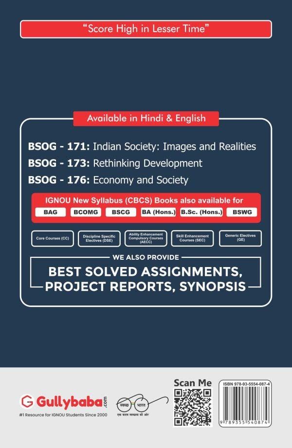 IGNOU BSOG-176 - Economy and Society product image (2)