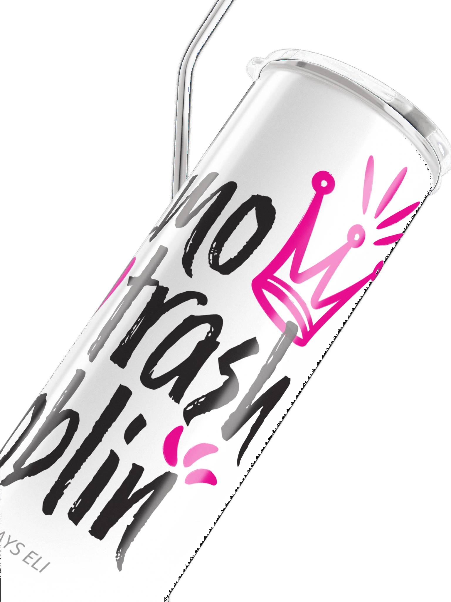 Emo Trash Goblin Stainless Steel Tumbler (White) product image (4)