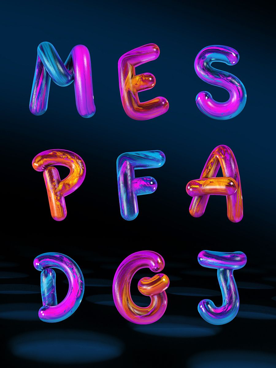 Blend 3D Font product image (7)