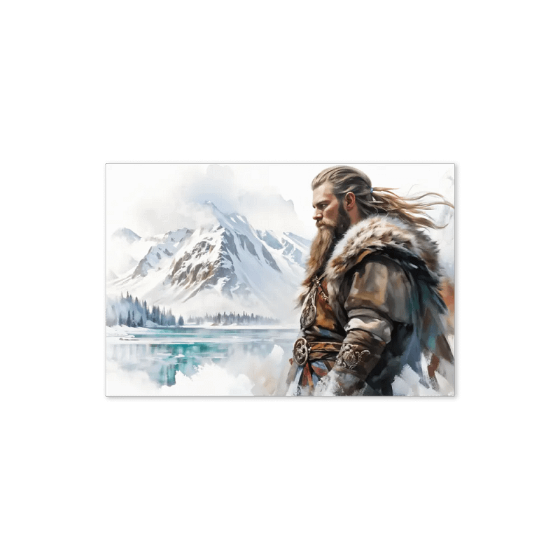 Greeting Card - Norseman & Mountain View
