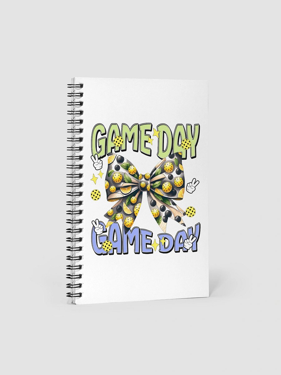 Game Day Bow Pickleball Spiral Notebook product image (2)