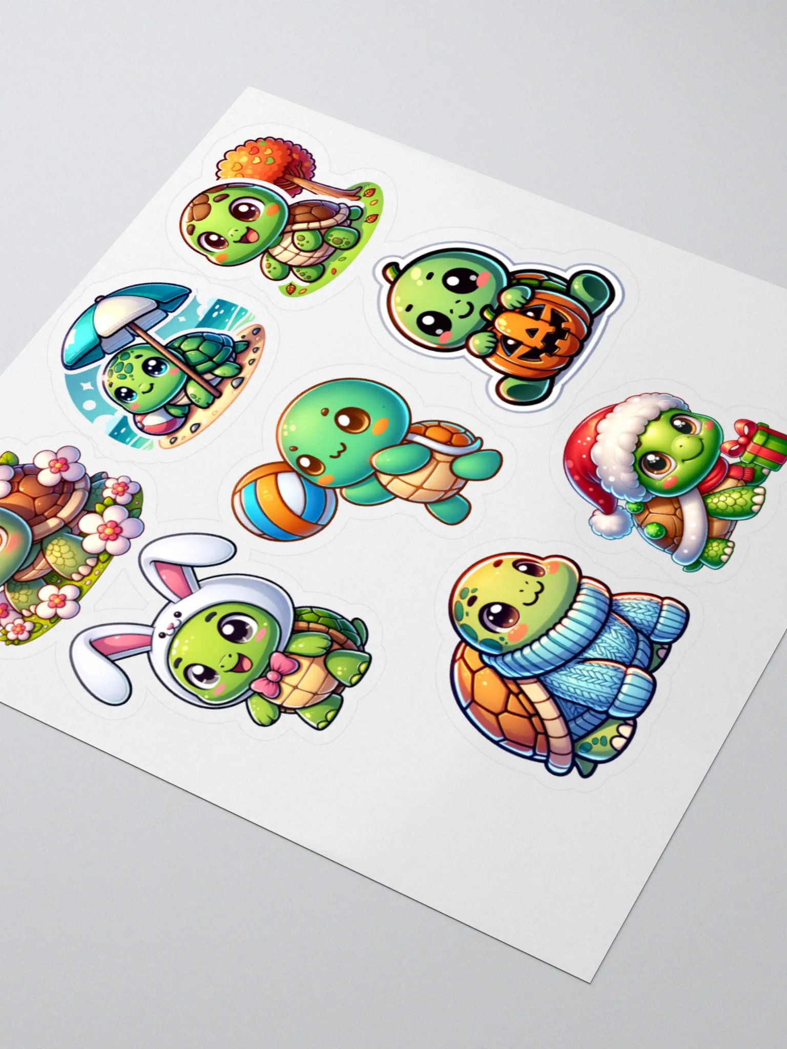 Seasonal Turtles Sticker Sheet product image (3)