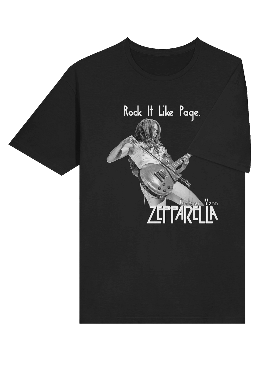 Rock It Like Page - Gretchen Menn Tee - Black and White Design product image (6)