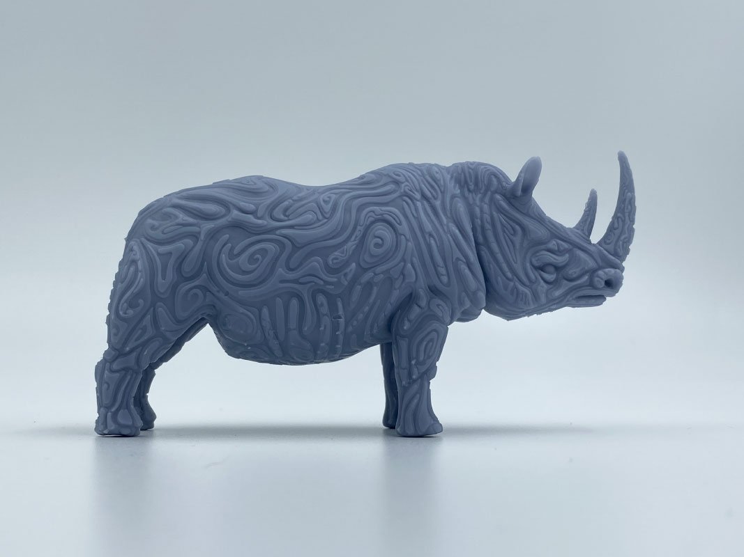 Rhino Morphogenesis- Gray Resin product image (2)