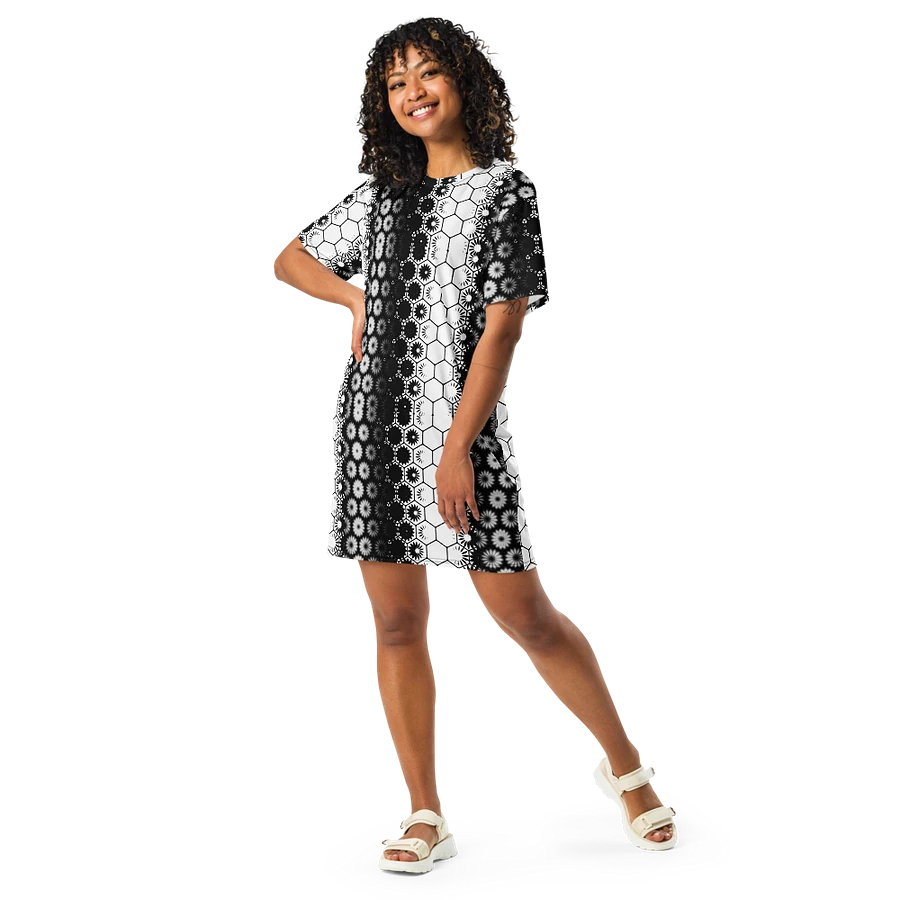 Black and White, T-Shirt Dress, Summer Dress product image (1)