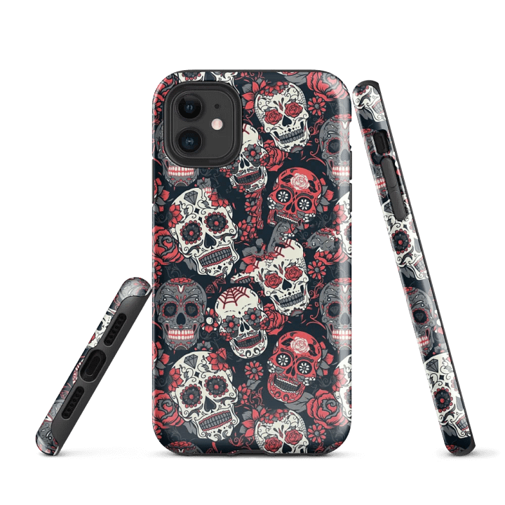 Day of the Dead Inspired Skull iPhone Armor product image (1)
