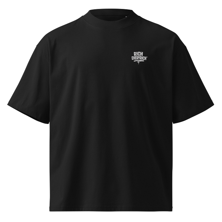 Stylized RICHEVERYRICH embroidered Oversized T-Shirt product image (2)