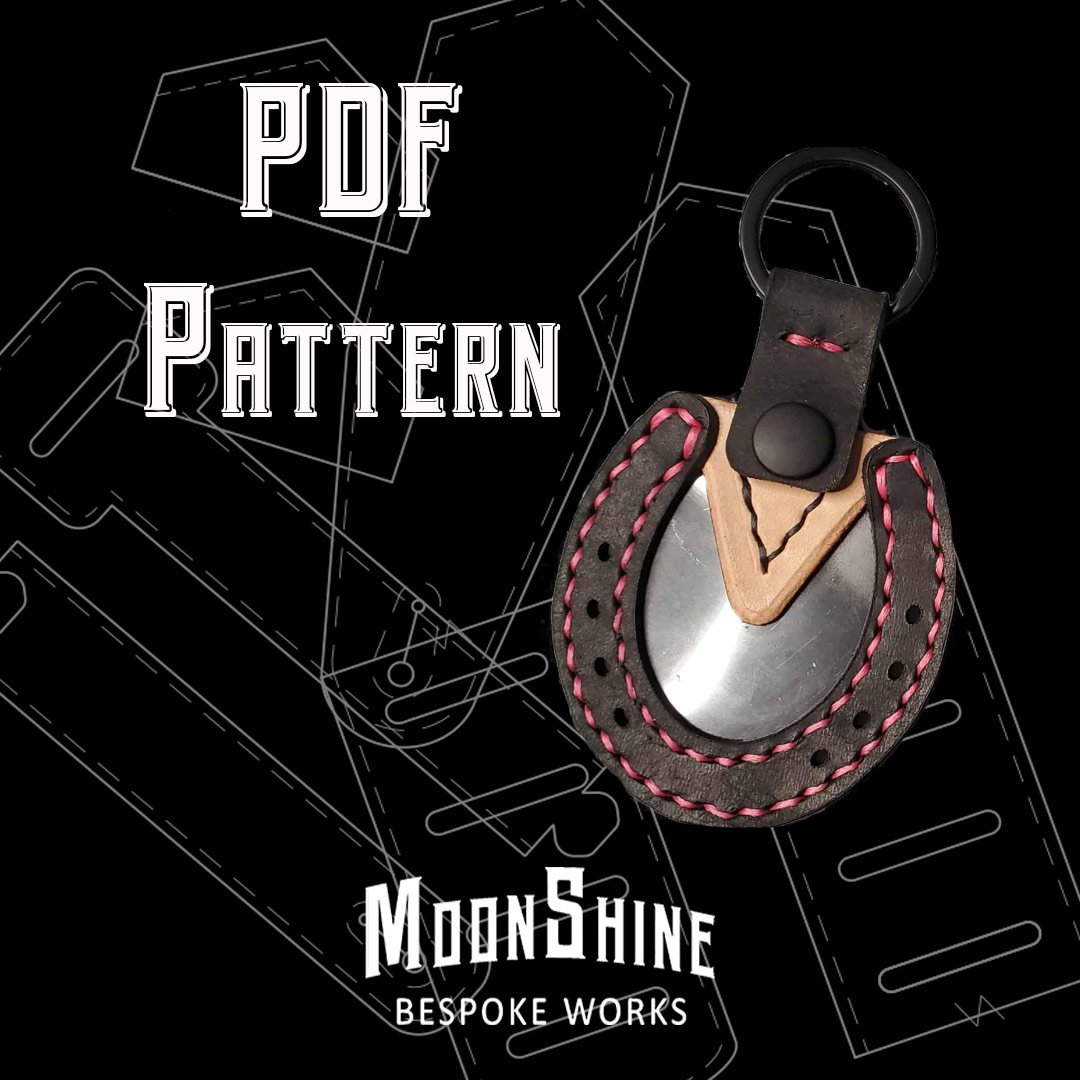 Hoof Print Memorial Keychain Bag Charm PDF Pattern product image (1)