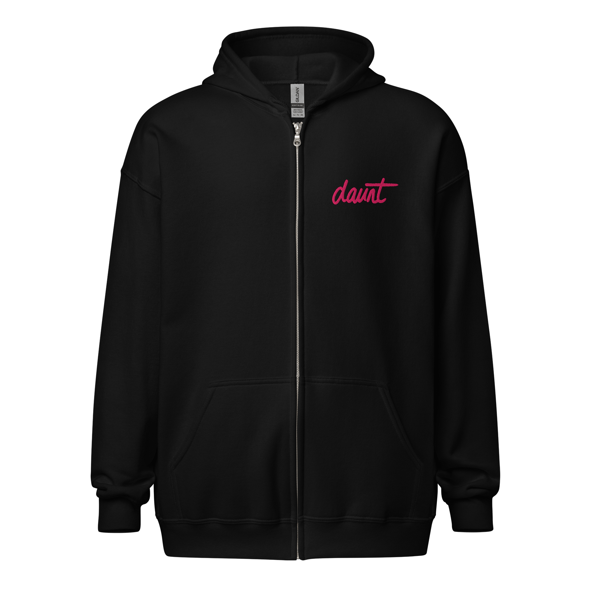 [Black/Pink] daunt zipper product image (1)