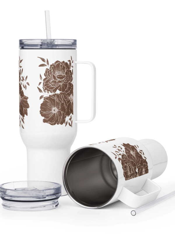 Floral Fusion Stainless Steel Travel Mug product image (2)