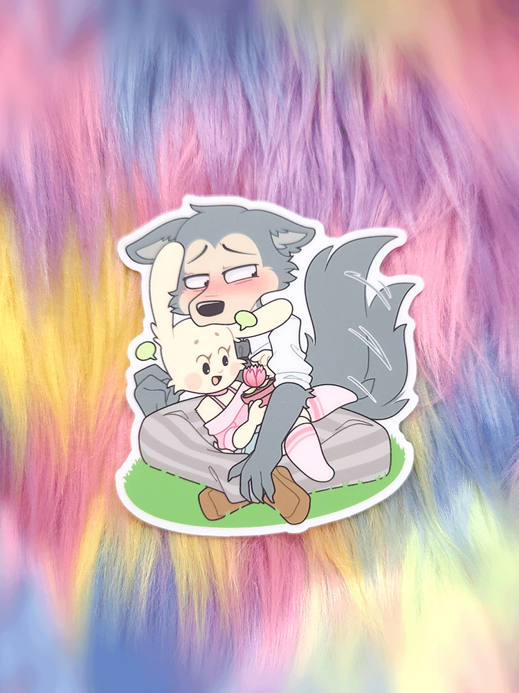 The Wolf and His Rabbit | Sticker Set product image (2)
