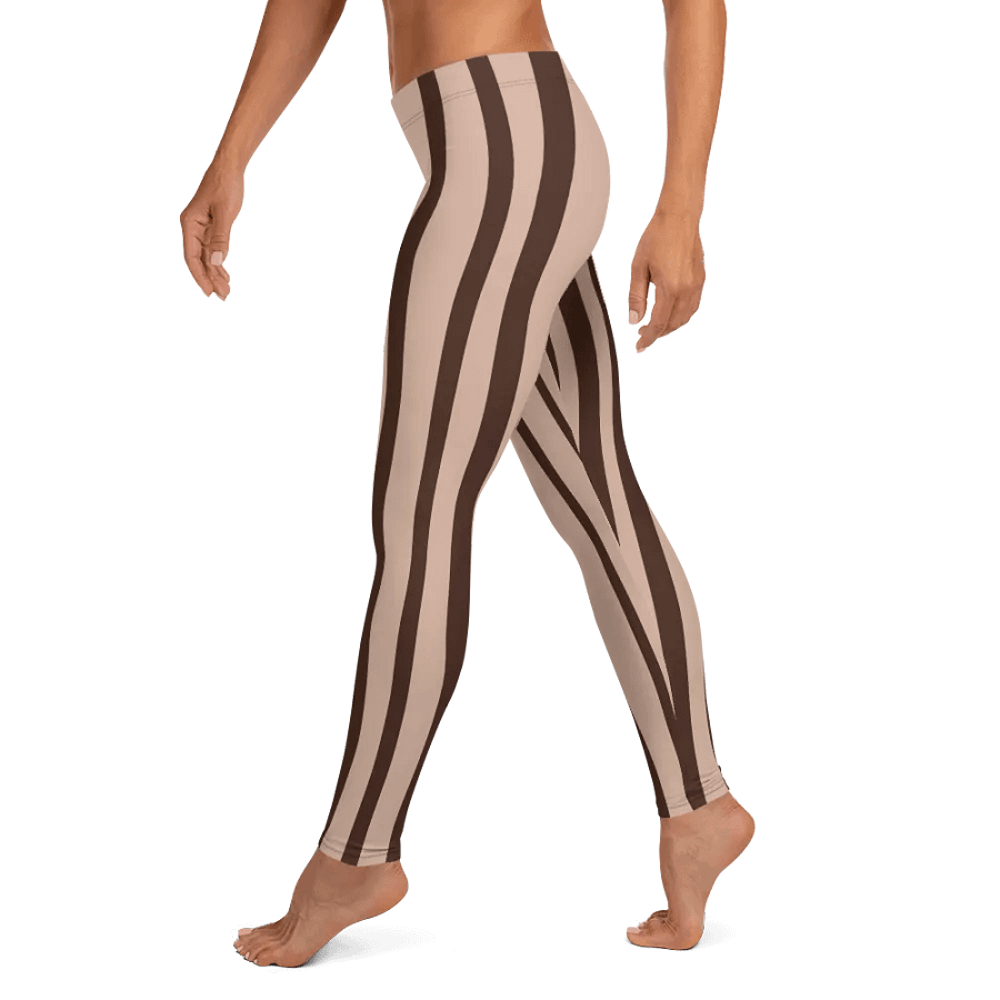Customizable Wavy Wood Grain Leggings product image (10)