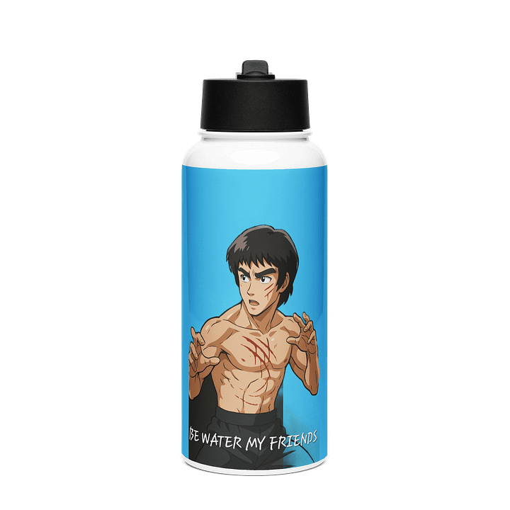 Be Water My Friends Water Bottle product image (1)