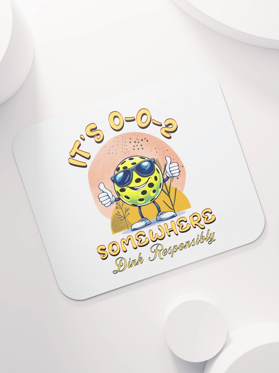 Its 002 Somewhere Pickleball Dink Responsibly Mouse Pad product image (5)