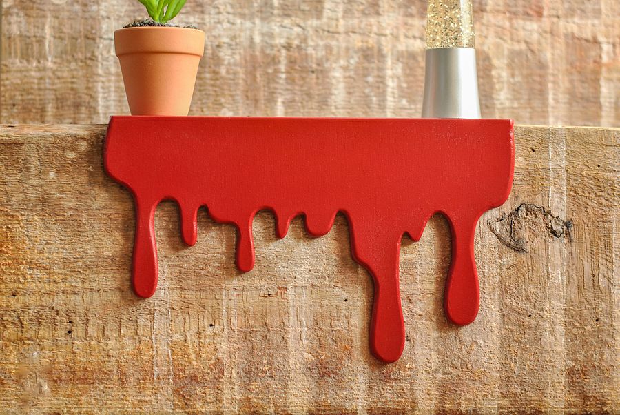 Blood Drip Shelf Sitter for Bookshelf or Mantel product image (1)