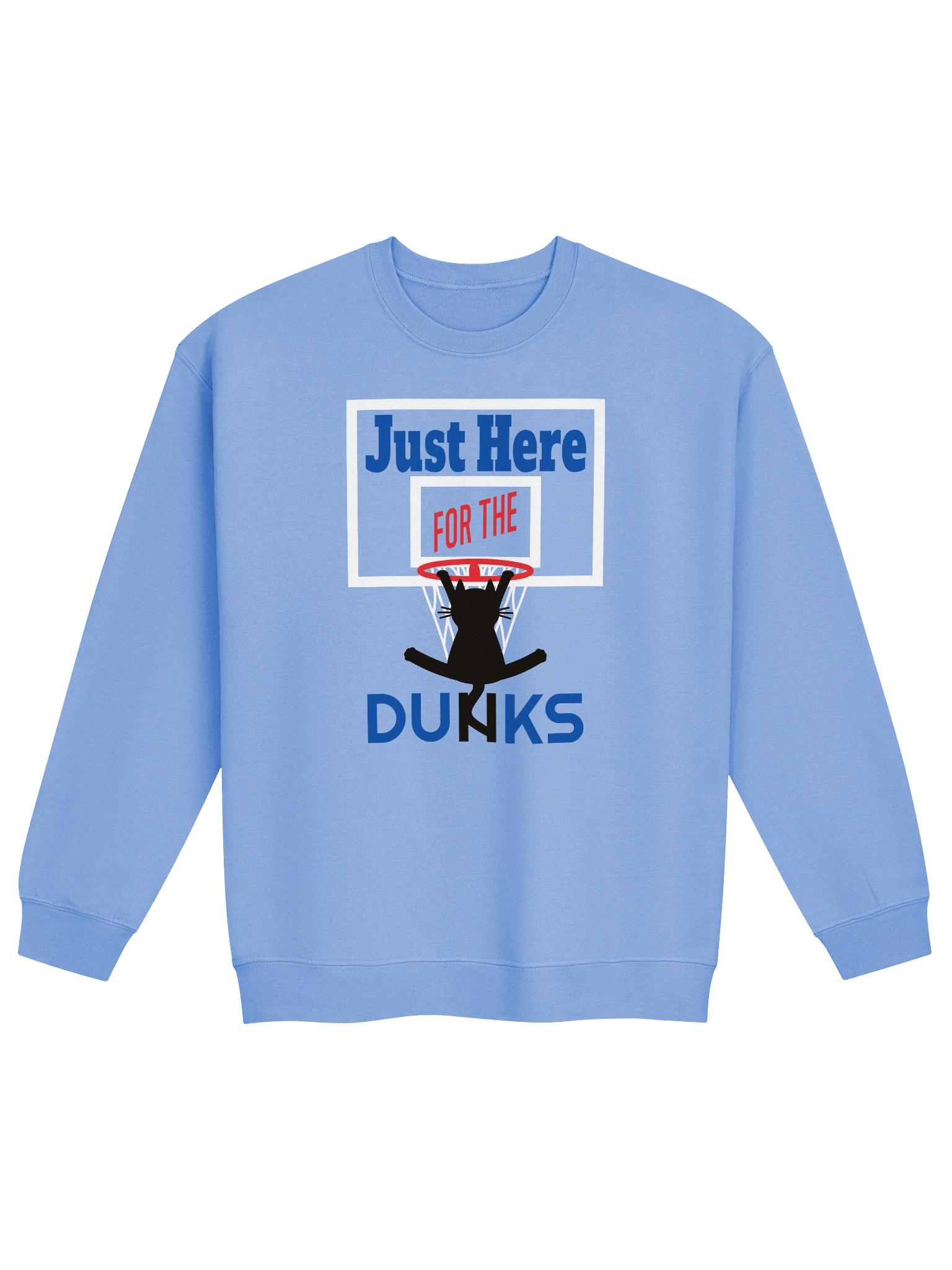 Basketball Cat (Just Here for the DUNKS) - Unisex Adult Sweatshirt product image (13)