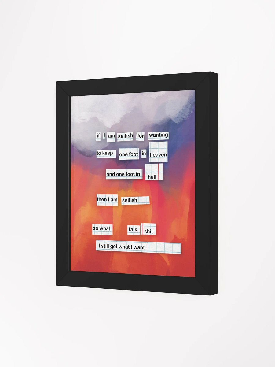 Heaven & Hell Framed Art Print product image (3)