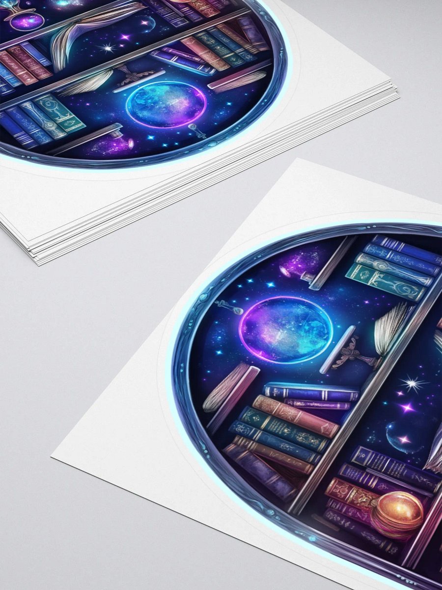 Starry Book Shelf Sticker product image (5)