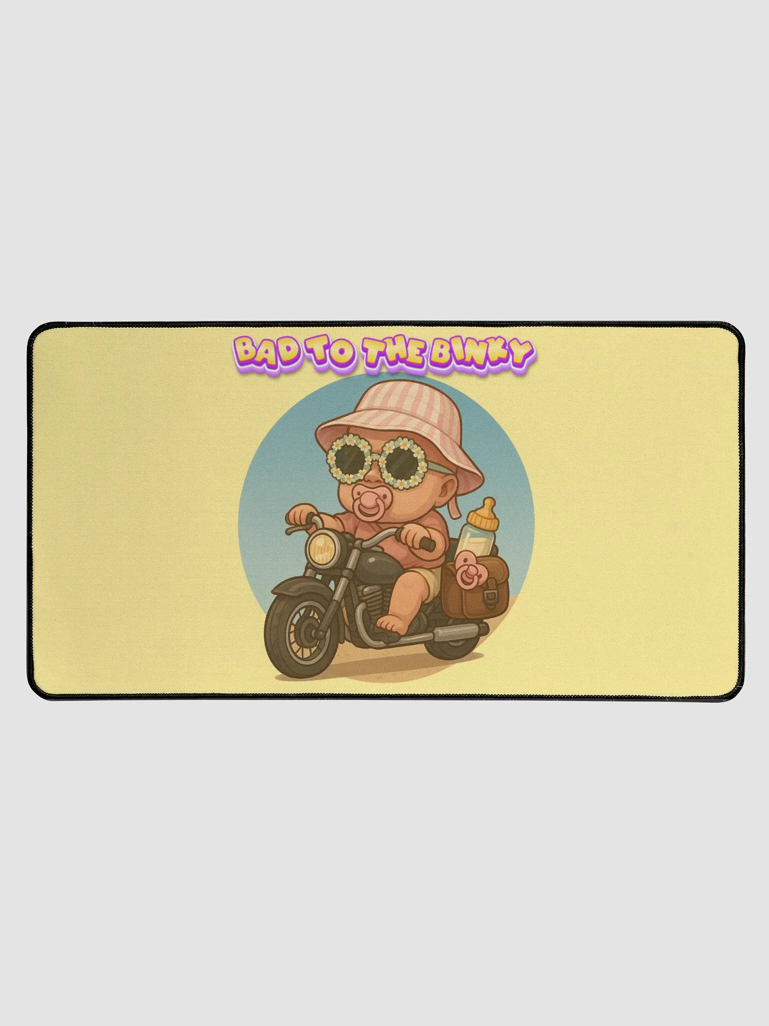 Baby Biker Desk Mat product image (1)