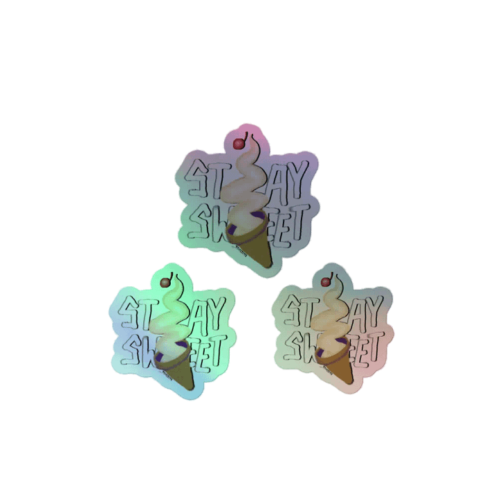Stay Sweet Holographic Sticker Pack product image (2)