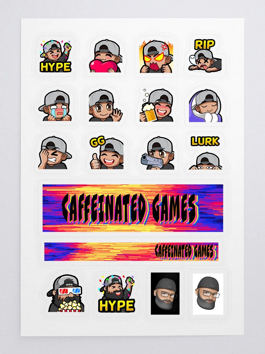 Caffeinated Games Young Caff Stickes product image (3)