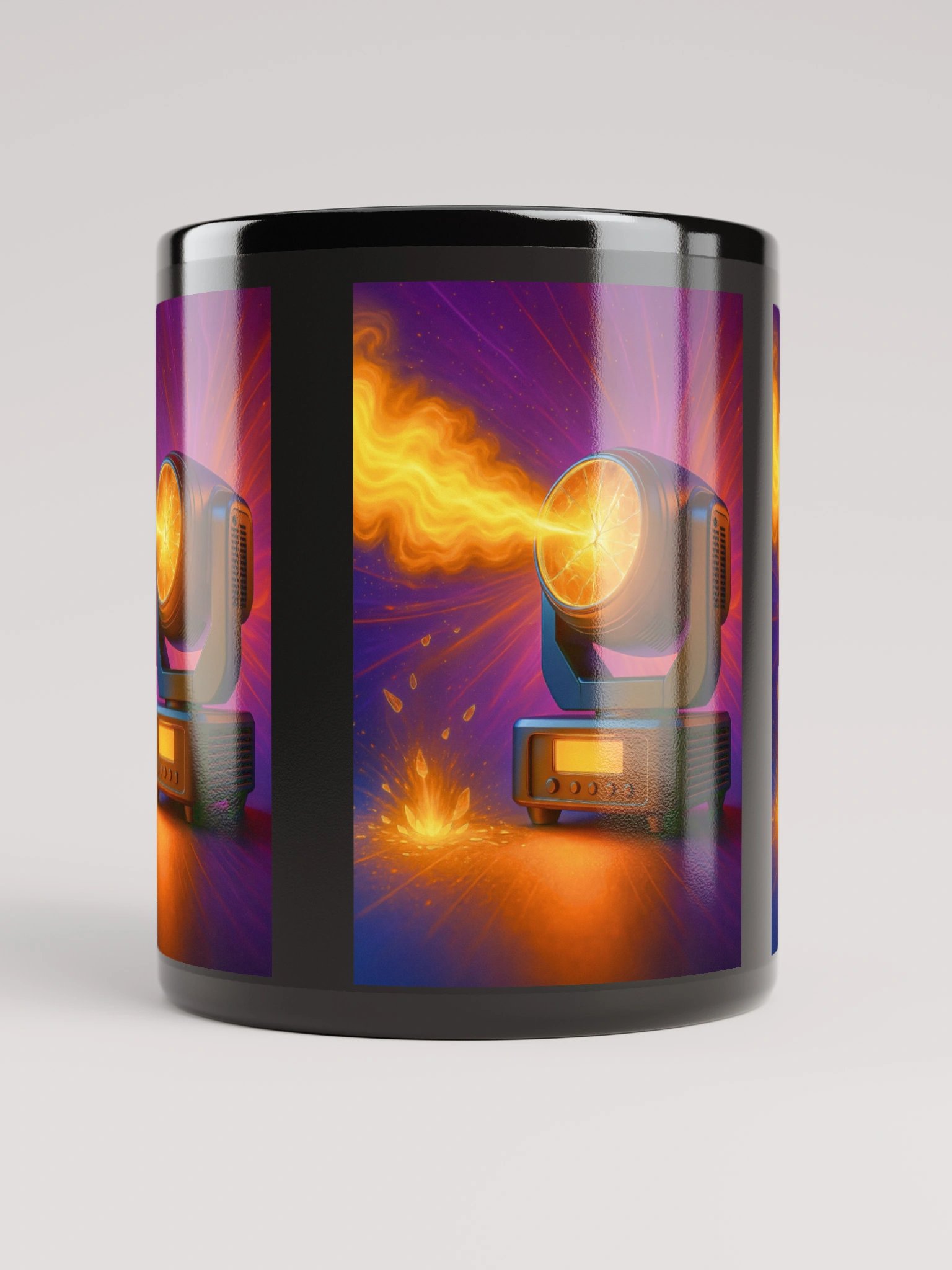 Theatrically Jerry: "Broken, Ethereal Illumination" Black Coffee Mug product image (10)