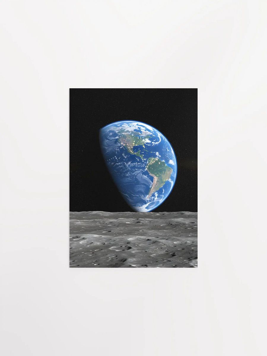 Lunar Horizon: Earth's Embrace Poster product image (1)
