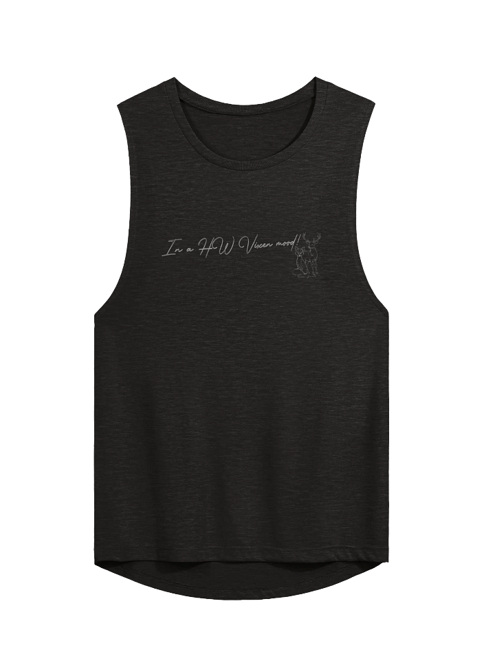 In a HW Vixen mood flowy muscle cut shirt product image (1)