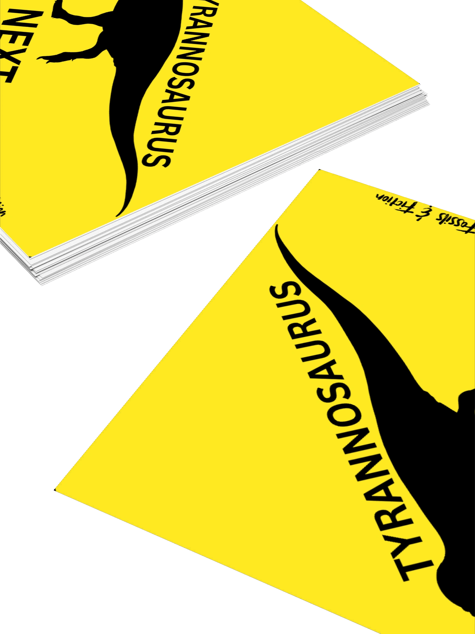 Tyrannosaurus Ahead Road Sign (Sticker) product image (10)