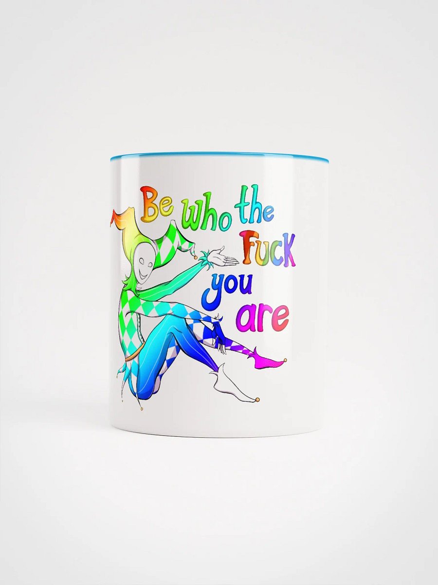 Be Who The Fuck Your Are Rainbow Jester Mug product image (24)