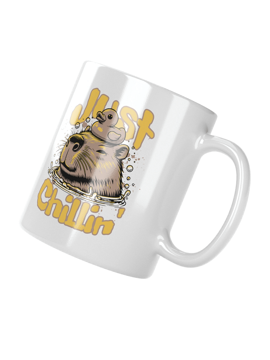 Just Chillin | White Glossy Mug product image (7)