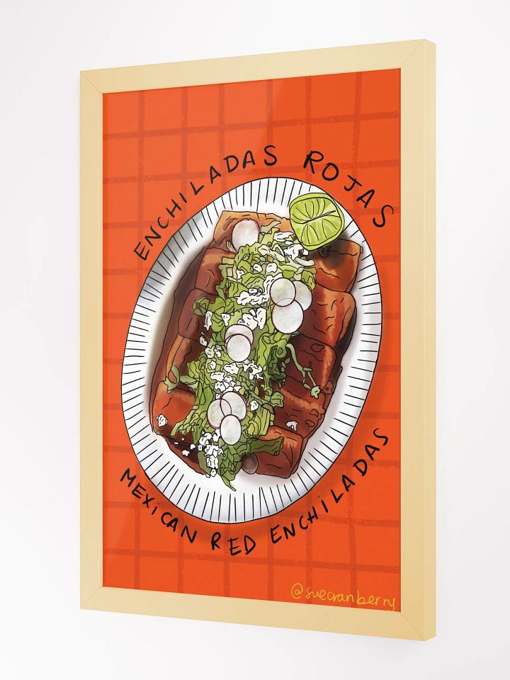 Enchiadas Rojas Framed Poster product image (2)