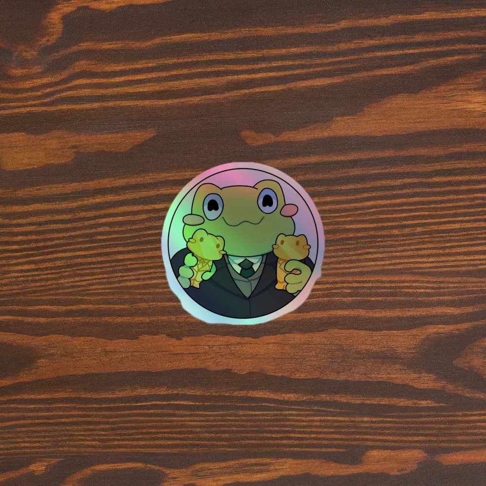 Croakitoad Croaki Awards Holographic Sticker product image (5)