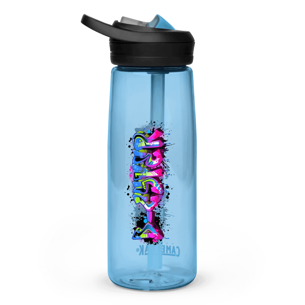 D-cyfer Logo Graffiti DNA Double Helix Sports Water Bottle product image (61)