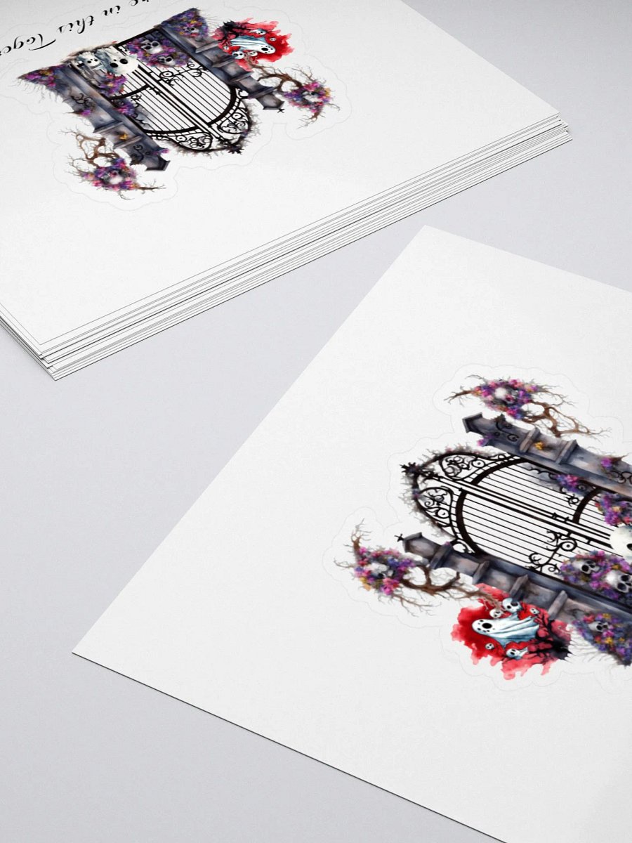 Whimsical Gate of the Dead Kiss Cut Stickers product image (10)
